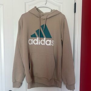 Adidas Tan Hoodie for Men Medium